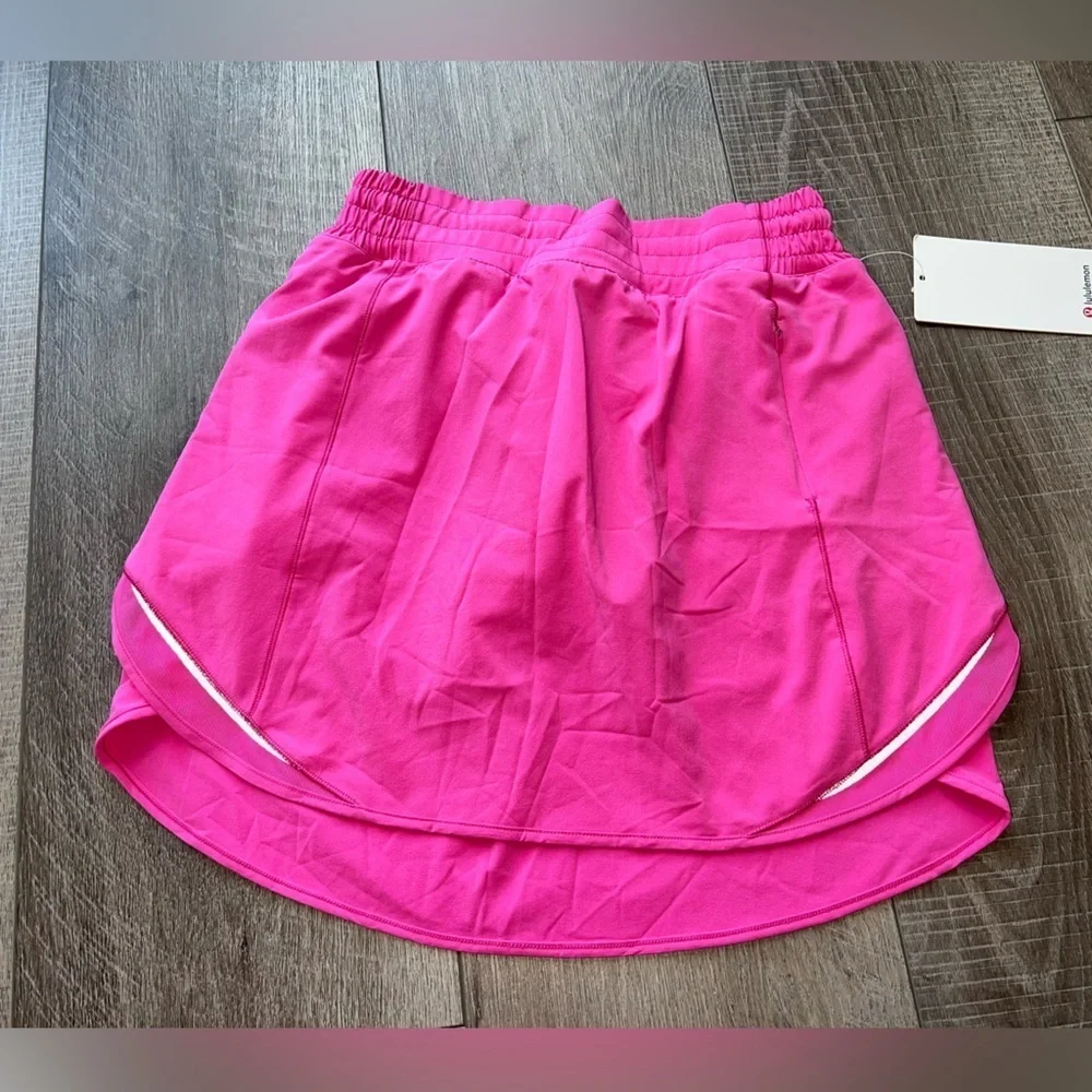 Lululemon Hotty Hot High-Rise Skirt *Long in Sonic Pink Size 6